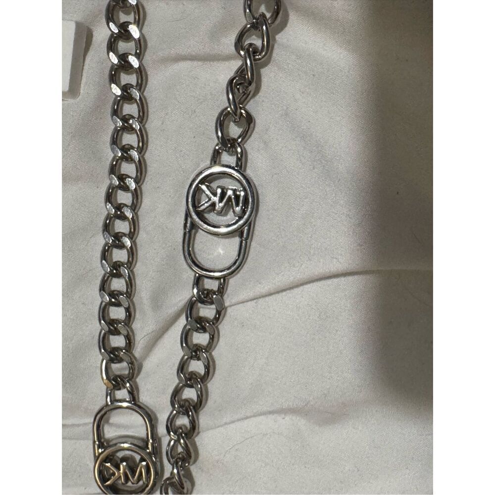 Michael kors mk circle curb chain belt/necklace/strap L/XL NWT - Picture 3 of 3